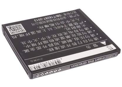 3.8V, 1900mAh, Li-ion Battery fits Philips, D833, W6500, 7.22Wh