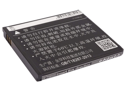 3.8V, 1900mAh, Li-ion Battery fits Philips, D833, W6500, 7.22Wh