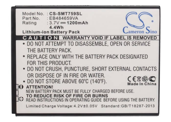 3.7V, 1200mAh, Li-ion Battery fits Boostmobile, Sph-m930, Transform Ultra, 4.44Wh