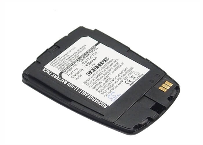 3.7V, 600mAh, Li-ion Battery fits Samsung, E758, E760, 2.22Wh