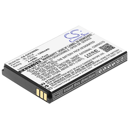 3.7V, 1200mAh, Li-ion Battery fits Crosscall, Shark-v2, 4.44Wh