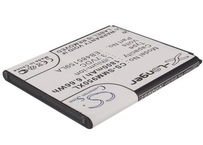 3.7V, 1800mAh, Li-ion Battery fits Samsung, Galaxy Reverb, Galaxy Xcover 2, 6.66Wh