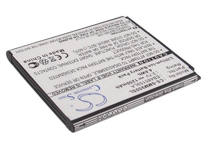 3.7V, 1250mAh, Li-ion Battery fits Samsung, Galaxy Reverb, Galaxy Xcover 2, 4.625Wh