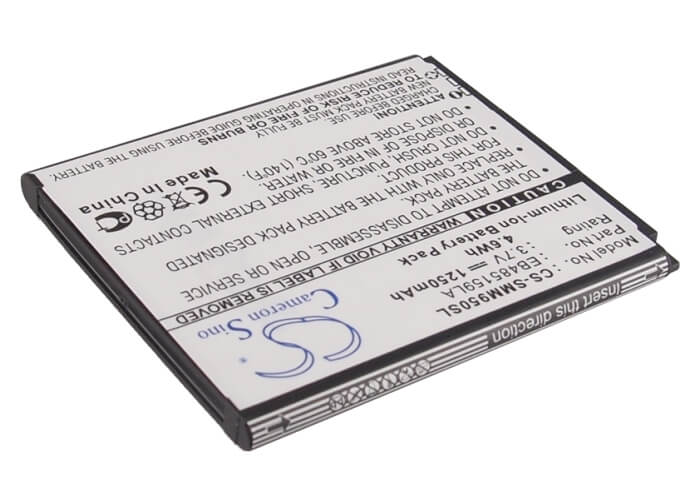 3.7V, 1250mAh, Li-ion Battery fits Virgin Mobile, Galaxy Reverb, Sph-m950, 4.625Wh