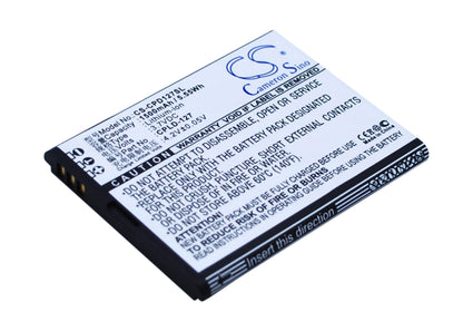 3.7V, 1500mAh, Li-ion Battery fits Coolpad, 8017, 5.55Wh