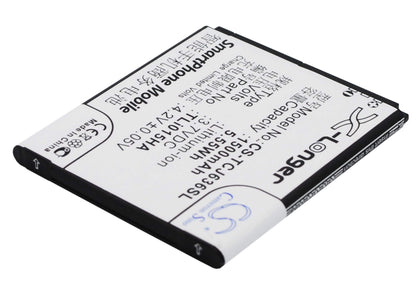 3.7V, 1500mAh, Li-ion Battery fits Tcl, J636d, 5.55Wh