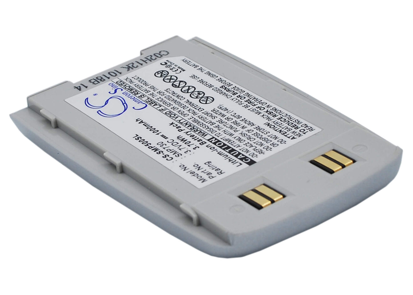 3.7V, 1000mAh, Li-ion Battery fits Samsung, Sgh-p500, Sgh-p518, 3.7Wh
