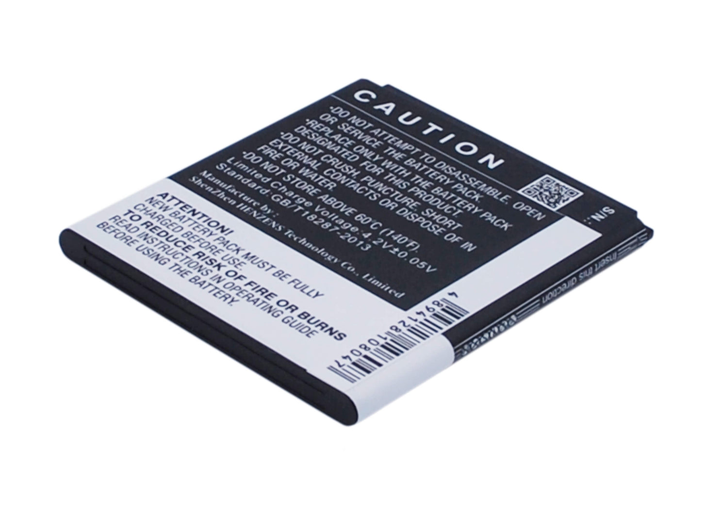 3.7V, 1500mAh, Li-ion Battery fits Wiko, Fizz, 5.55Wh