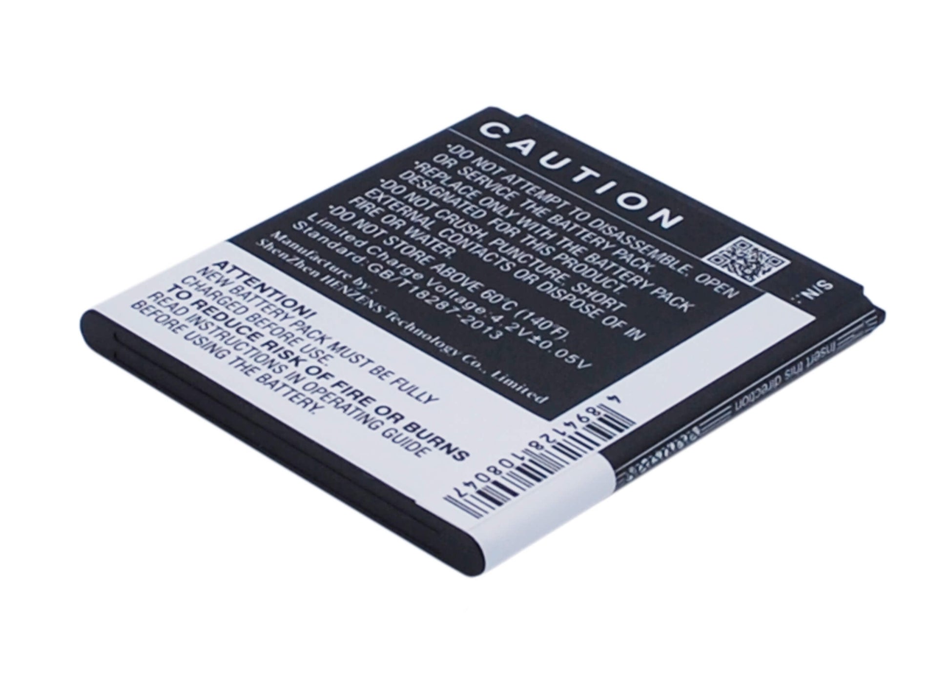 3.7V, 1500mAh, Li-ion Battery fits Wiko, Fizz, 5.55Wh
