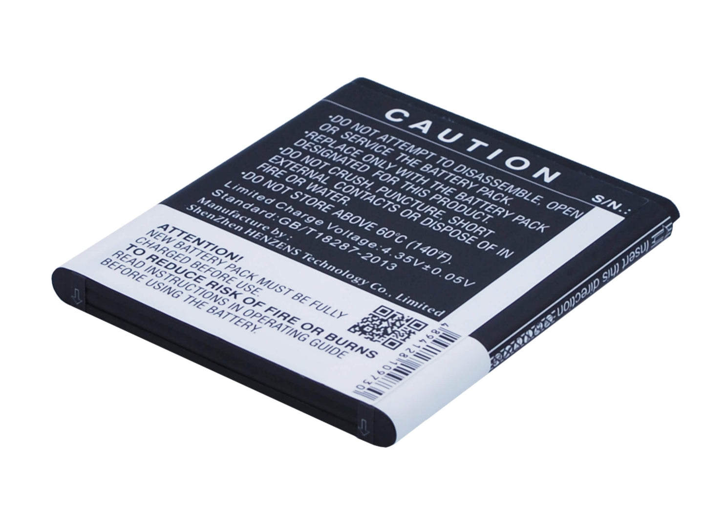 3.8V, 1950mAh, Li-ion Battery fits Karboon, Wind W4, 7.41Wh