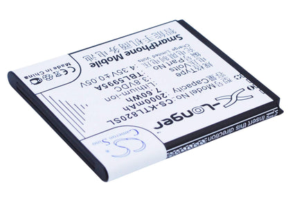 3.8V, 2000mAh, Li-ion Battery fits K-touch, L820, L820c, 7.6Wh