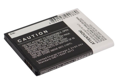 3.7V, 1600mAh, Li-ion Battery fits Uscellular, Galaxy S Ii, Galaxy Sii, 5.92Wh