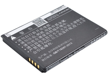 3.7V, 1350mAh, Li-ion Battery fits K-touch, C960t, C986t, 4.995Wh