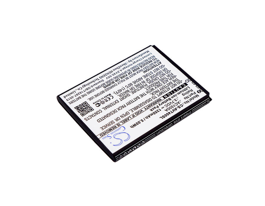 3.7V, 1350mAh, Li-ion Battery fits Archos, 40 Titanium, 4.995Wh
