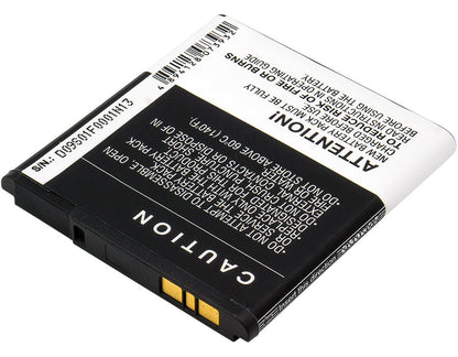 3.7V, 2050mAh, Li-ion Battery fits Kyocera, E6710, E6715, 7.585Wh