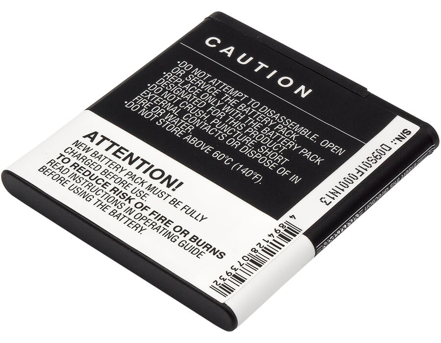 3.7V, 2050mAh, Li-ion Battery fits Kyocera, E6710, E6715, 7.585Wh