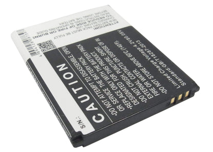 3.7V, 1500mAh, Li-ion Battery fits Alcatel, One Touch View, 5.55Wh