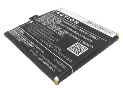 3.7V, 2000mAh, Li-Polymer Battery fits Coolpad, 9960, 7.4Wh