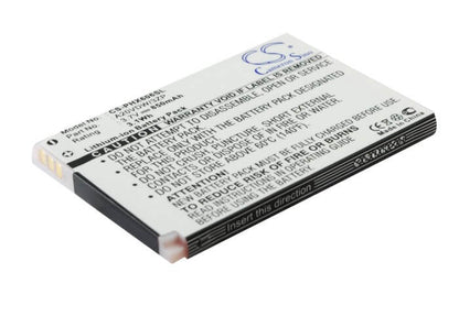 3.7V, 850mAh, Li-ion Battery fits Philips, Xenium X606, 3.145Wh