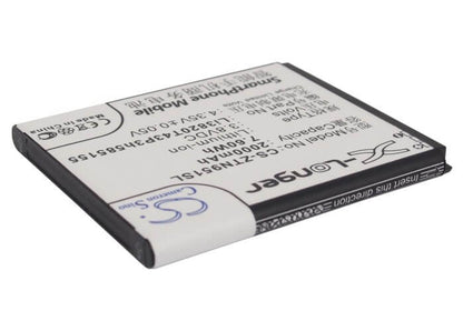 3.8V, 2000mAh, Li-ion Battery fits Boostmobile, N9510, Warp 4g, 7.6Wh
