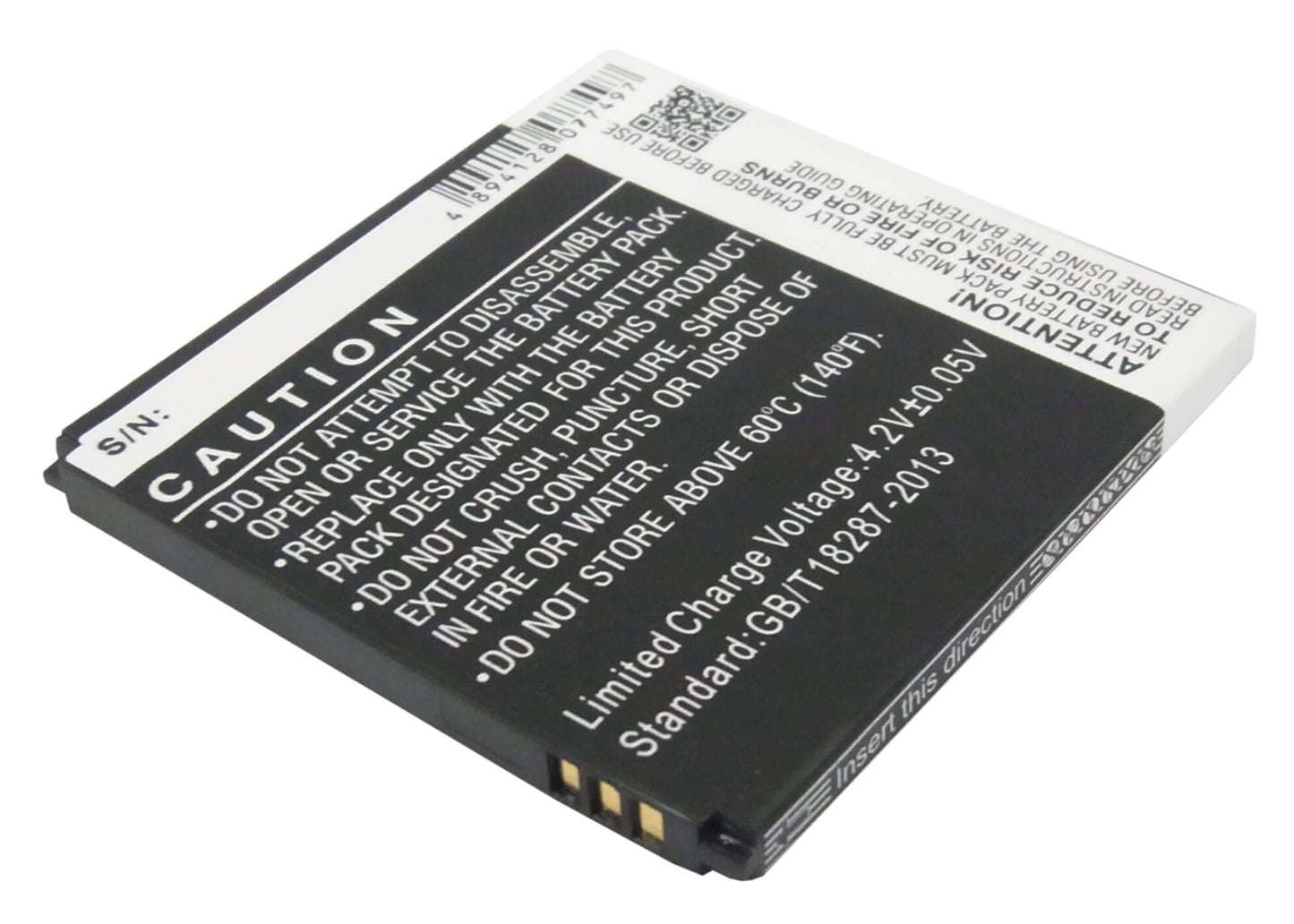 3.7V, 1800mAh, Li-ion Battery fits Acer, Liquid E2, Liquid E2 Dou, 6.66Wh