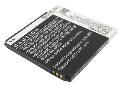 3.7V, 1800mAh, Li-ion Battery fits Acer, Liquid E2, Liquid E2 Dou, 6.66Wh