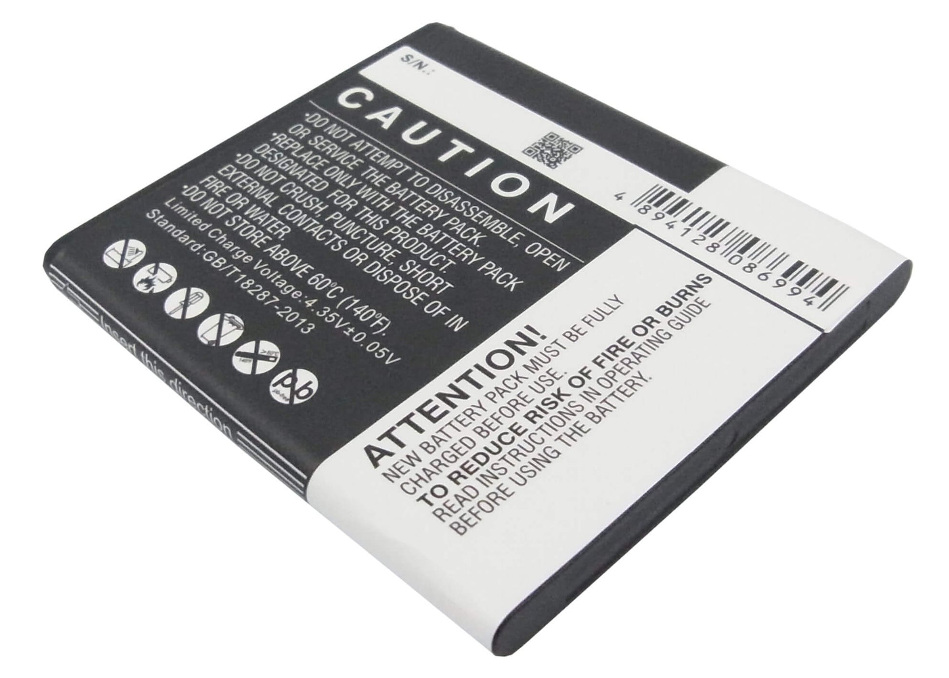 3.8V, 1750mAh, Li-ion Battery fits Huawei, Ascend G350, Ascend G350-u00, 6.65Wh