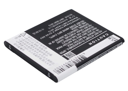 3.7V, 1600mAh, Li-ion Battery fits Tcl, J600t, J630t, 5.92Wh