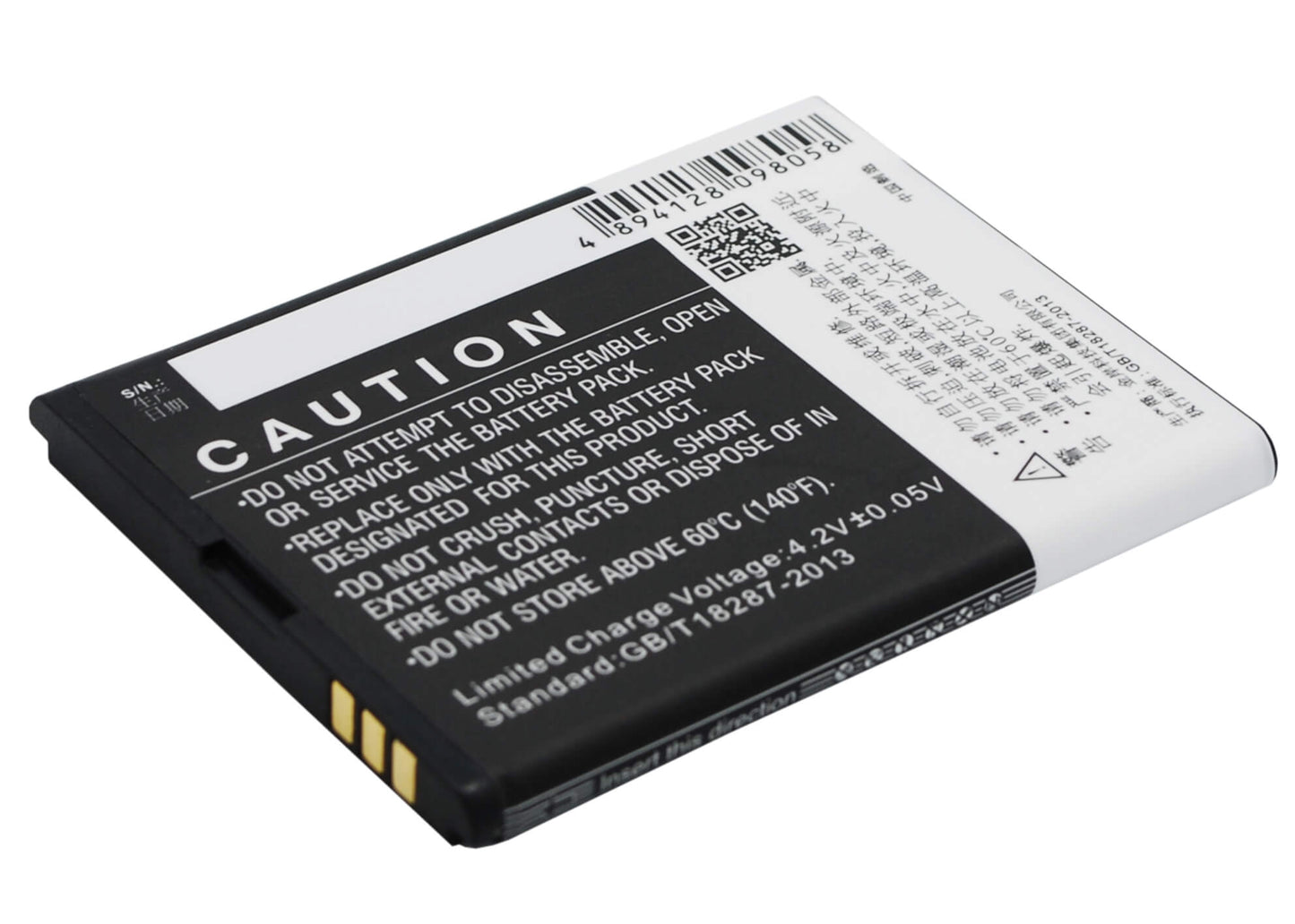 3.7V, 1500mAh, Li-ion Battery fits Coolpad, 8017-t00, 5.55Wh