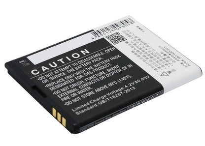 3.7V, 1500mAh, Li-ion Battery fits Coolpad, 8017-t00, 5.55Wh