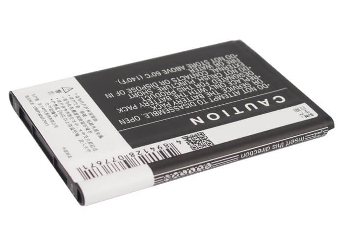 3.7V, 1000mAh, Li-ion Battery fits Oppo, A613, A615, 3.7Wh