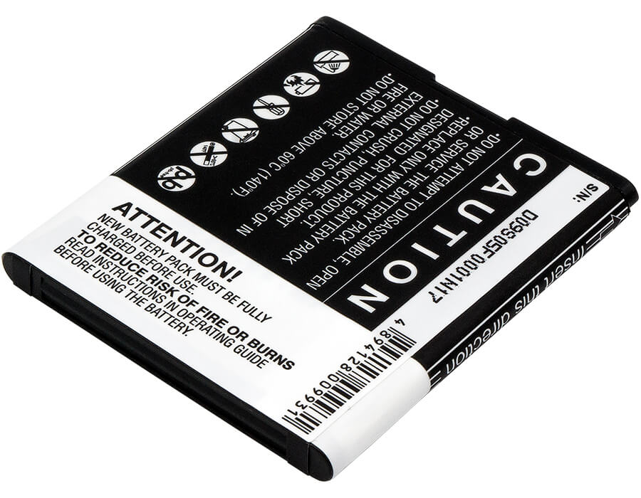 3.7V, 2050mAh, Li-ion Battery fits Zte, N983, Solar, 7.585Wh