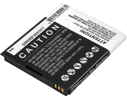 3.7V, 2050mAh, Li-ion Battery fits Zte, N983, Solar, 7.585Wh