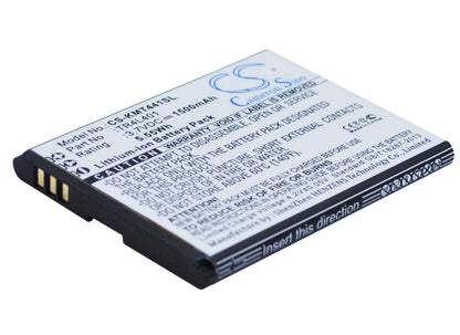 3.7V, 1500mAh, Li-ion Battery fits Kazam, Tr4l4044044-01, Trooper 440l, 5.55Wh