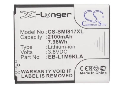3.8V, 2100mAh, Li-ion Battery fits Samsung, Ativ S Neo, Cronus Lte, 7.98Wh