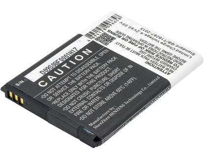 3.7V, 1200mAh, Li-ion Battery fits Acer, Liquid M220, Liquid M220 Dual Sim, 4.44Wh