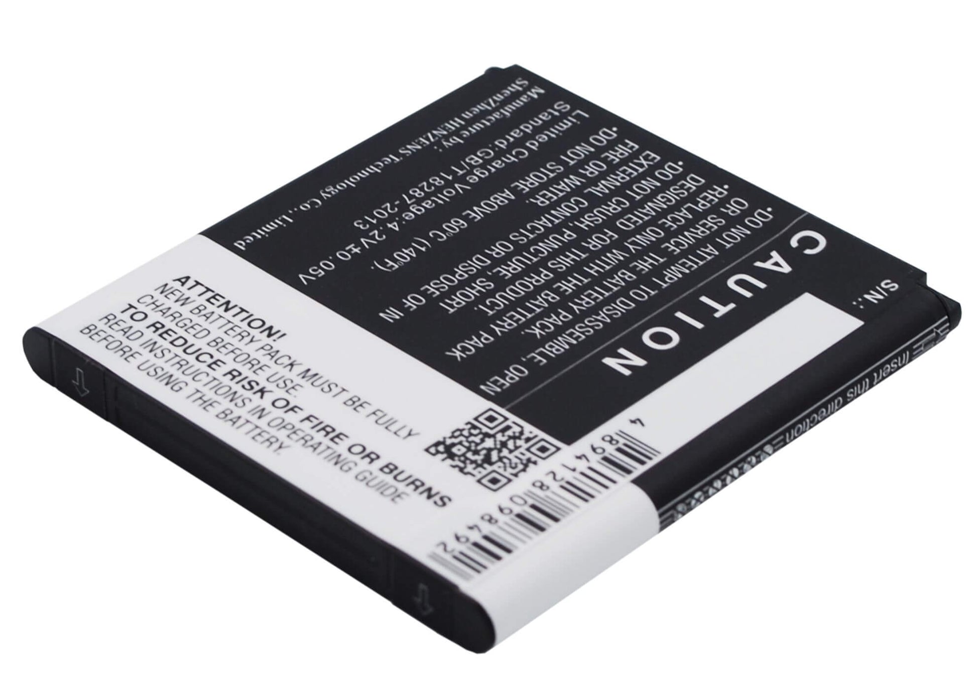 3.7V, 1800mAh, Li-ion Battery fits Wiko, Kite, 6.66Wh