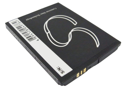 3.7V, 900mAh, Li-ion Battery fits Lenovo, A900, 3.33Wh
