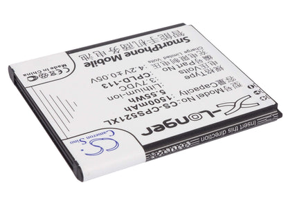 3.7V, 1500mAh, Li-ion Battery fits Coolpad, 5218d, 5218s, 5.55Wh