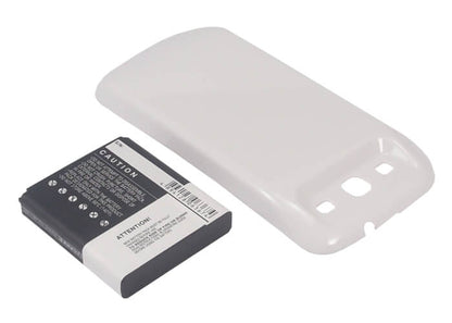 White, 3.7V, 4200mAh, Li-ion Battery fits Ntt Docomo, Galaxy S 3, Galaxy S Iii, 15.54Wh