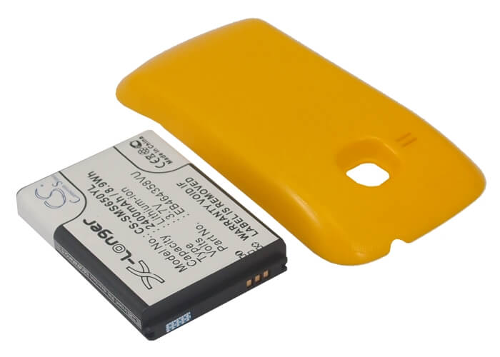 3.7V, 2400mAh, Li-ion Battery fits Samsung, Galaxy Mini 2, Gt-s6500, 8.88Wh