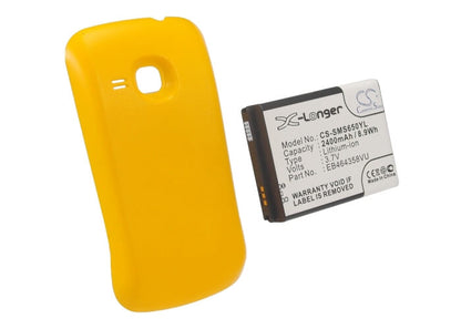 3.7V, 2400mAh, Li-ion Battery fits Samsung, Galaxy Mini 2, Gt-s6500, 8.88Wh