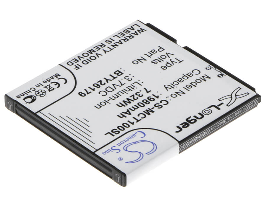 3.7V, 1980mAh, Li-ion Battery fits Mobistel, Cynus T1, 7.326Wh