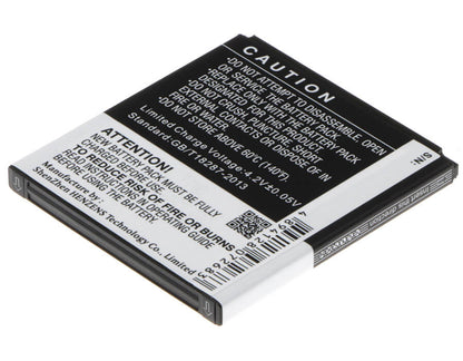 3.7V, 1980mAh, Li-ion Battery fits Mobistel, Cynus T1, 7.326Wh