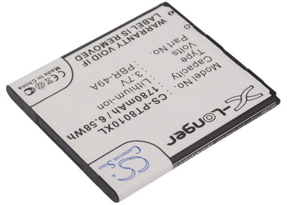 3.7V, 1780mAh, Li-ion Battery fits Pantech, Flex, P8010, 6.586Wh
