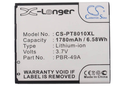 3.7V, 1780mAh, Li-ion Battery fits At&t, Bbm030ch, Flex 4g, 6.586Wh