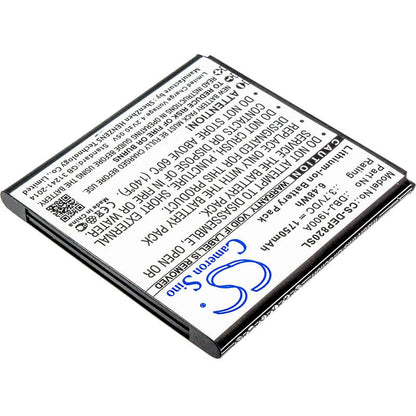 3.7V, 1750mAh, Li-ion Battery fits Doro, Liberto 820, 6.475Wh