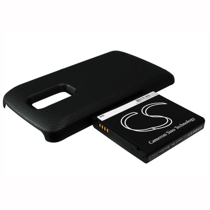 3.7V, 2850mAh, Li-ion Battery fits Lg, Lu6200, Nitro Hd, 10.545Wh
