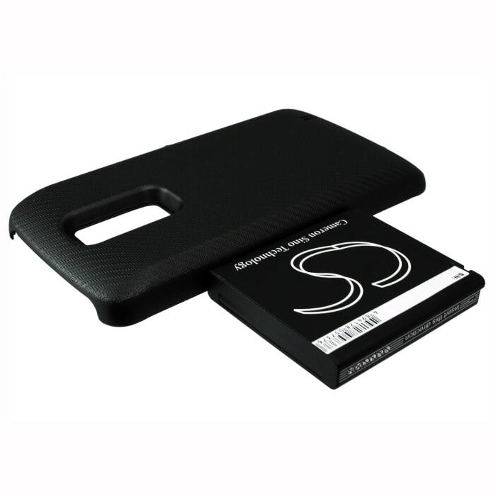 3.7V, 2850mAh, Li-ion Battery fits Lg, Lu6200, Nitro Hd, 10.545Wh