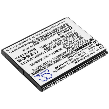3.7V, 1300mAh, Li-ion Battery fits Cingular, Flip Iv, U102aa, 4.81Wh
